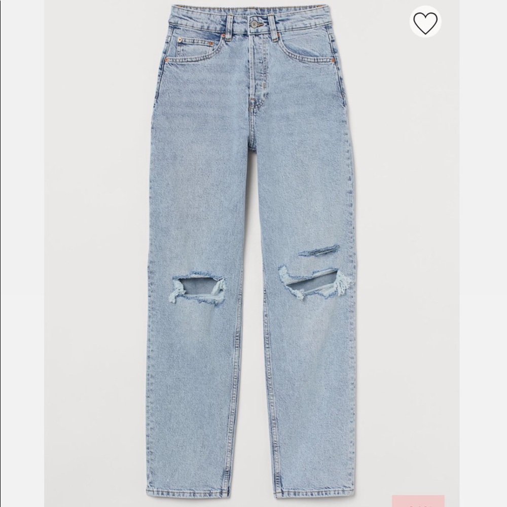 H&M Straight High Waist Jeans